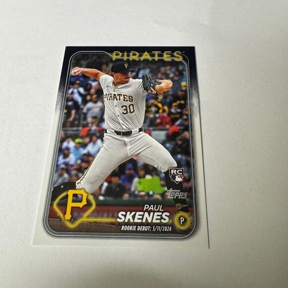 2024 Topps Update Paul Skenes Rookie Update #US288 mint condition - Picture 2 of 3